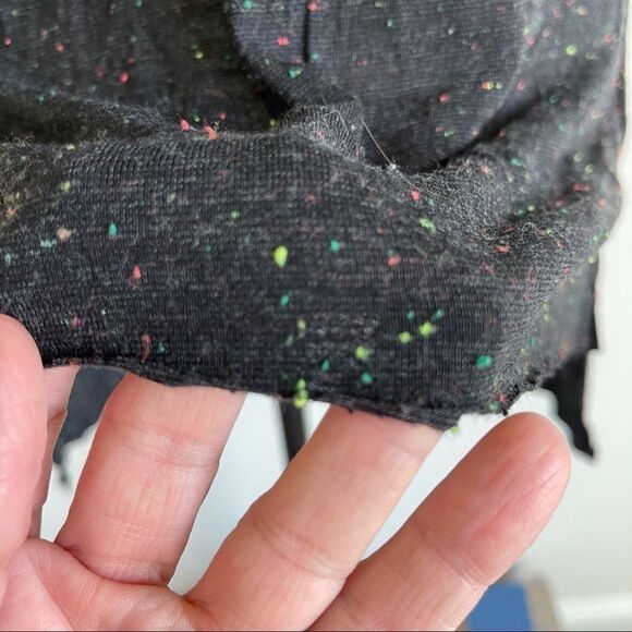 Gimmicks by BKE Black Embroidered Sleeve Top-Small - Picture 3 of 13